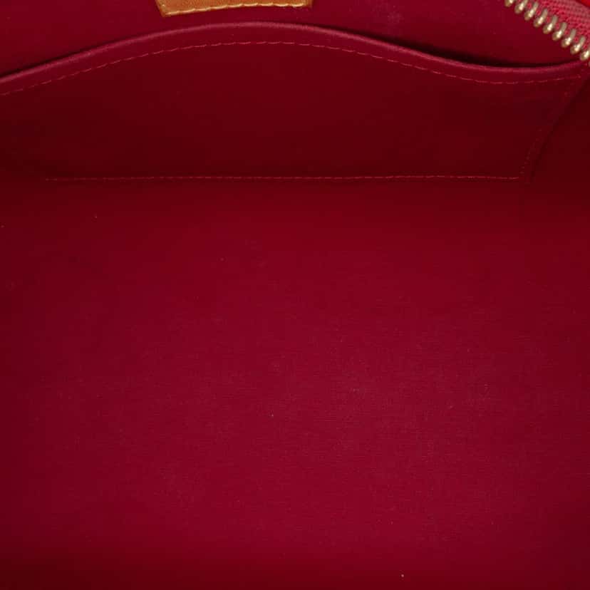 Louis Vuitton Monogram Vernis Sherwood PM Red Leather Good condition - Model View