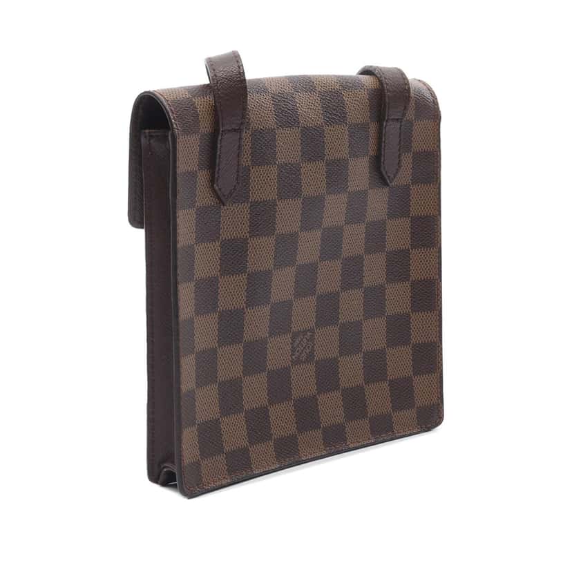 Louis Vuitton Damier Ebene Pimlico Brown Canvas Good condition - Back View