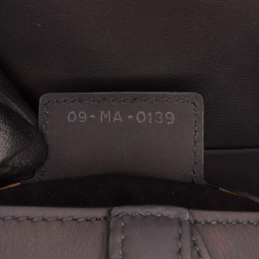 Dior Ultra Matte Calfskin Saddle Bag Black Leather Good condition - Box View