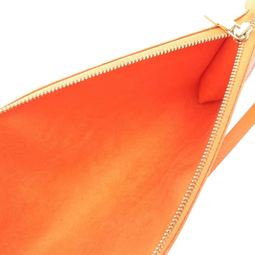 Louis Vuitton Epi Pochette Accessoires Orange Leather Good condition - Inside View