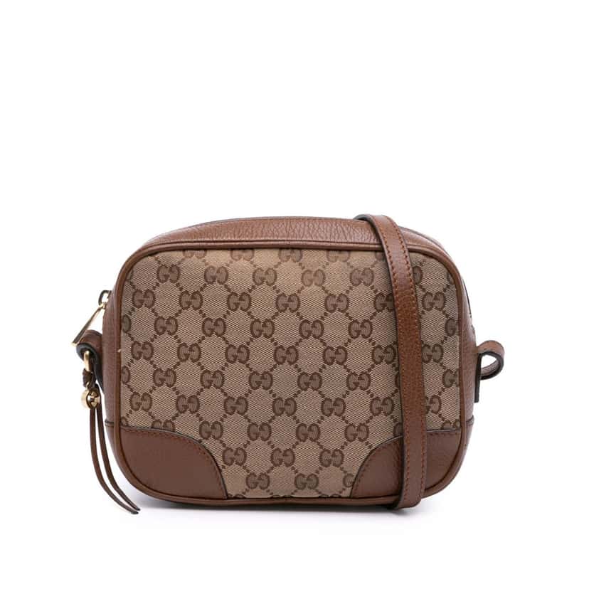 Gucci GG Canvas Bree Crossbody Brown Canvas Good condition - Front View