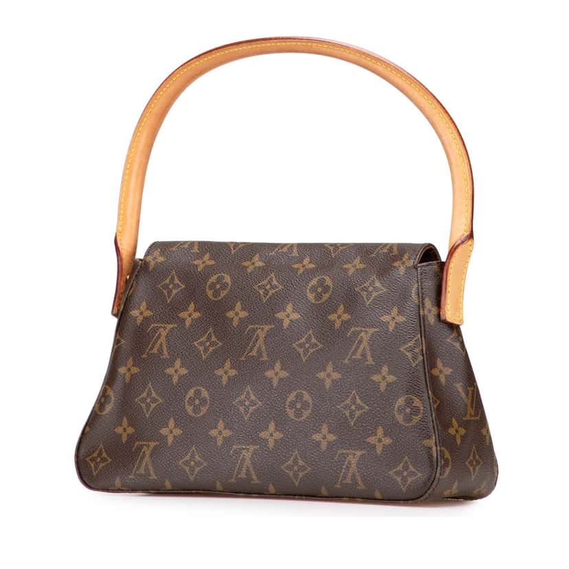 Louis Vuitton Monogram Mini Looping Brown Canvas Good condition - Back View