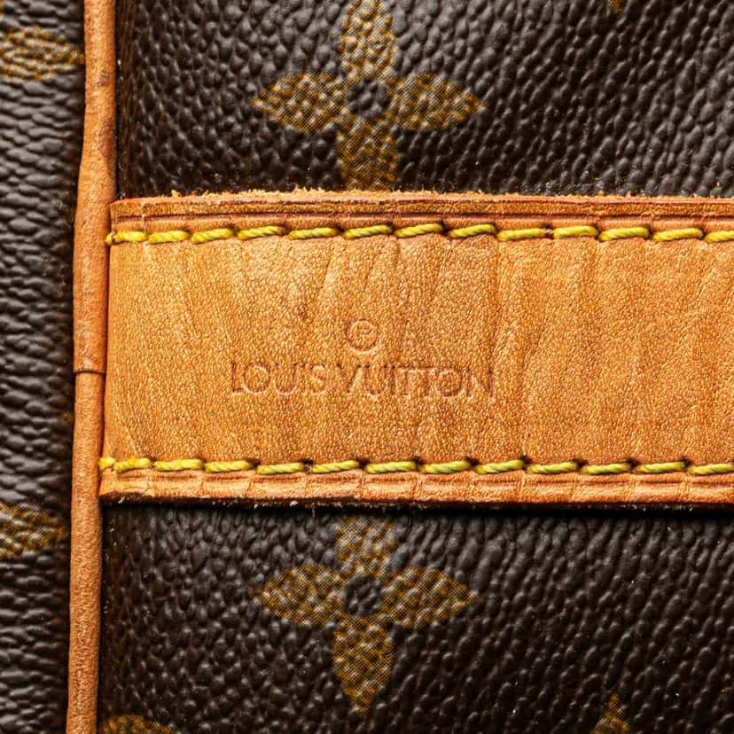 Louis Vuitton Monogram Keepall Bandouliere 60 Brown Canvas Good condition - Box View