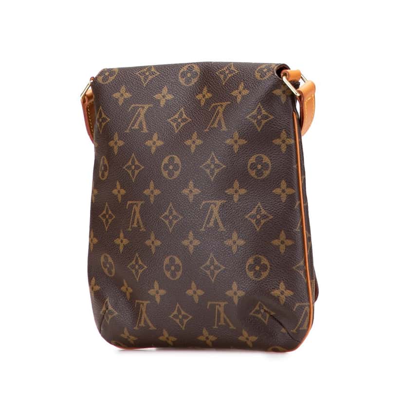 Louis Vuitton Monogram Musette Salsa Short Strap Brown Canvas Good condition - Back View