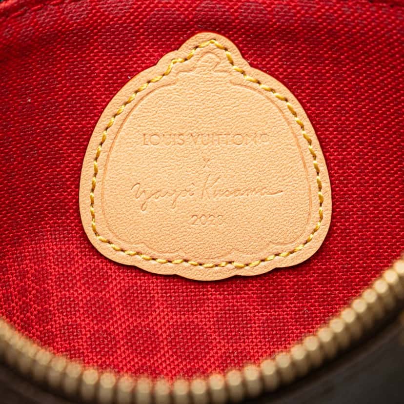 Louis Vuitton Yayoi Kusama Monogram Painted Dots Mini Pochette Accessoires Brown Canvas Good condition - Box View