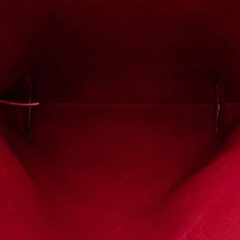 Saint Laurent Toy Leather North South Shopping Tote Red Leather Good condition - Model View