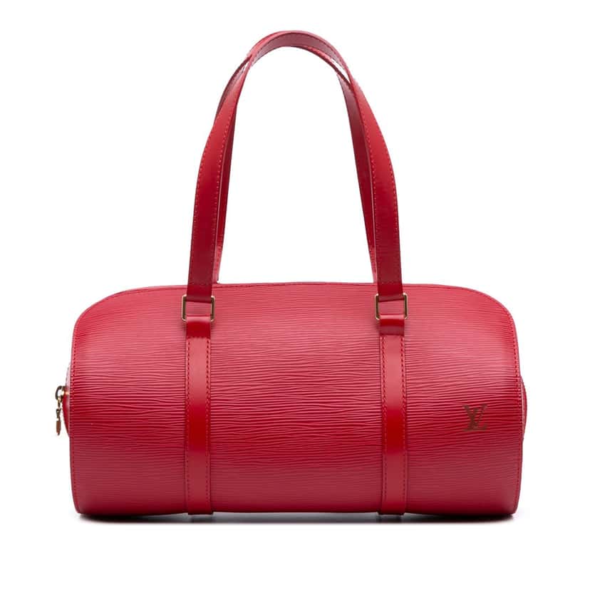Louis Vuitton Epi Soufflot Red Leather Good condition - Front View