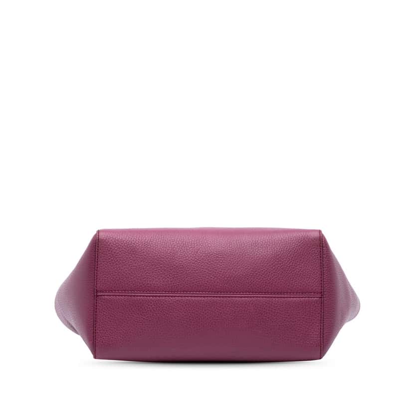 Gucci Medium Leather Swing Tote Purple Leather Good condition - Inside View
