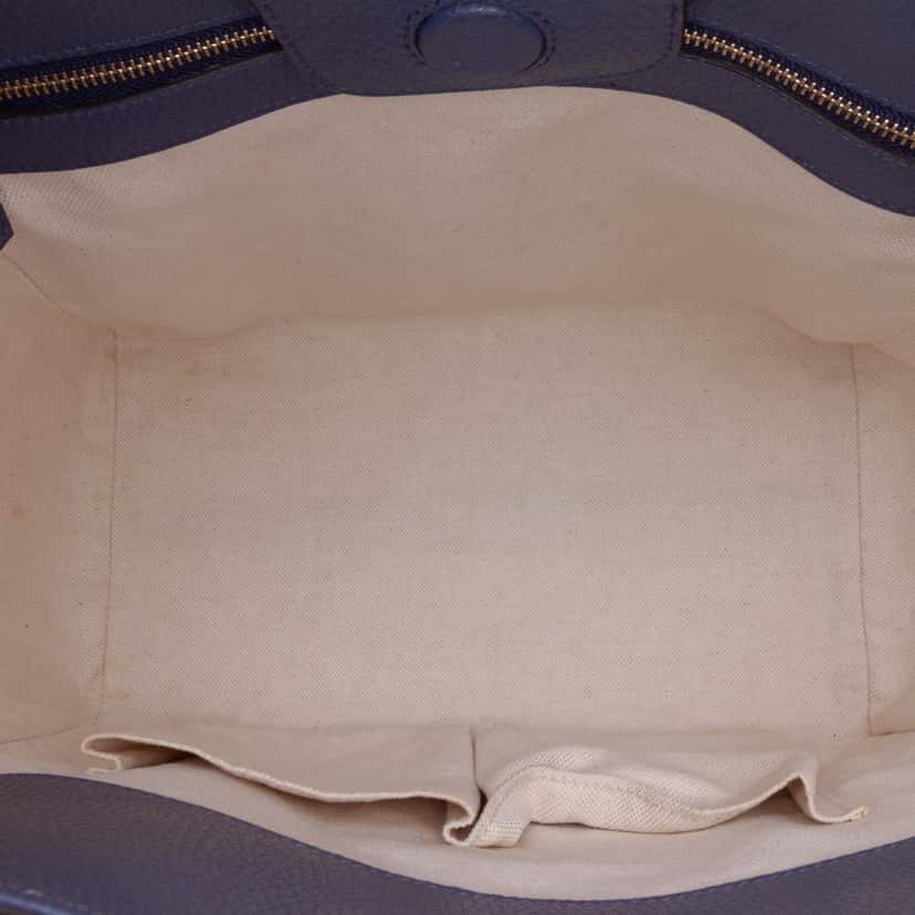 Gucci Medium Leather Swing Tote Purple Leather Good condition - Model View