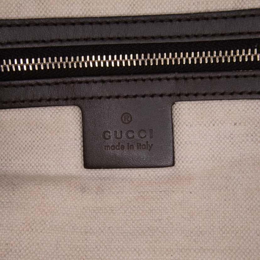 Gucci GG Canvas Web Joy Boston Bag Brown Canvas Good condition - Box View