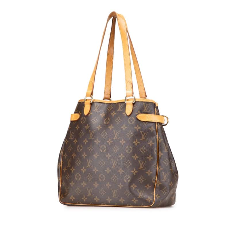Louis Vuitton Monogram Batignolles Vertical Tote Brown Canvas Good condition - Back View