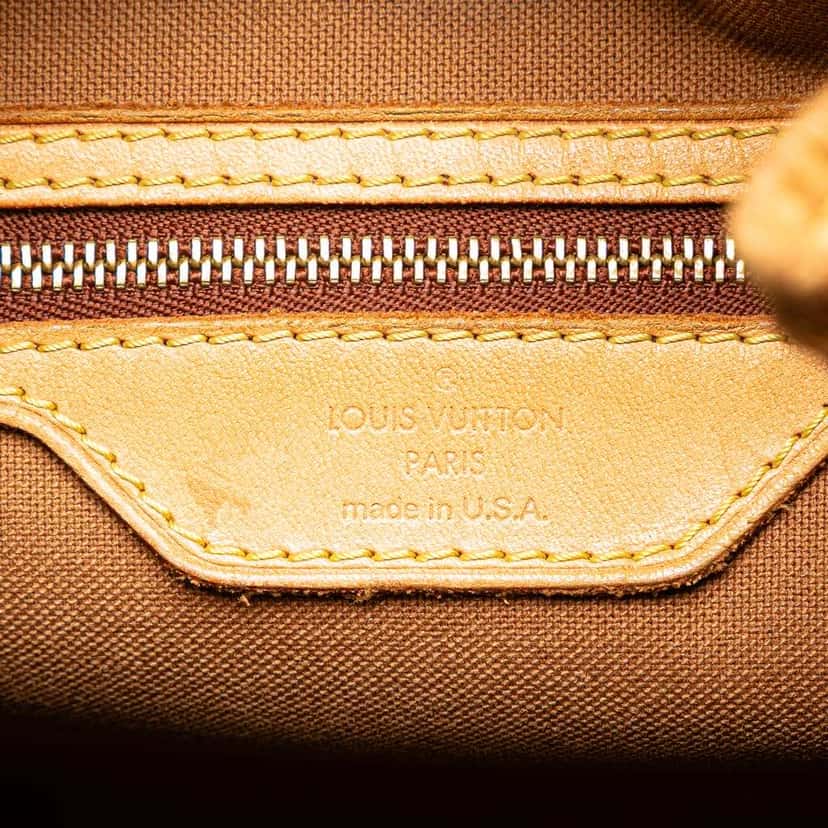 Louis Vuitton Monogram Batignolles Vertical Tote Brown Canvas Good condition - Box View