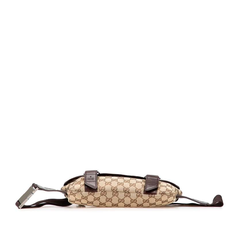 Gucci GG Canvas Belt Bag Brown Canvas Good condition - Inside View