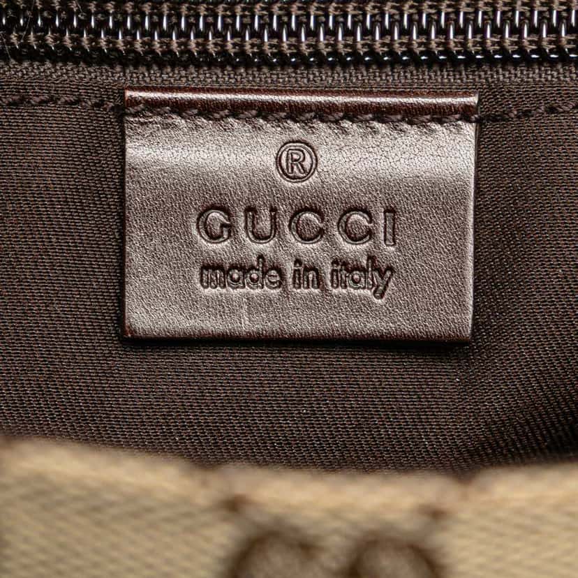 Gucci GG Canvas Belt Bag Brown Canvas Good condition - Box View