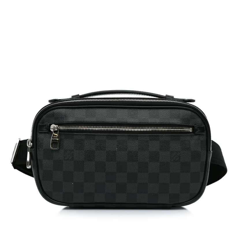 Louis Vuitton Damier Graphite Ambler Black Canvas Good condition - Front View