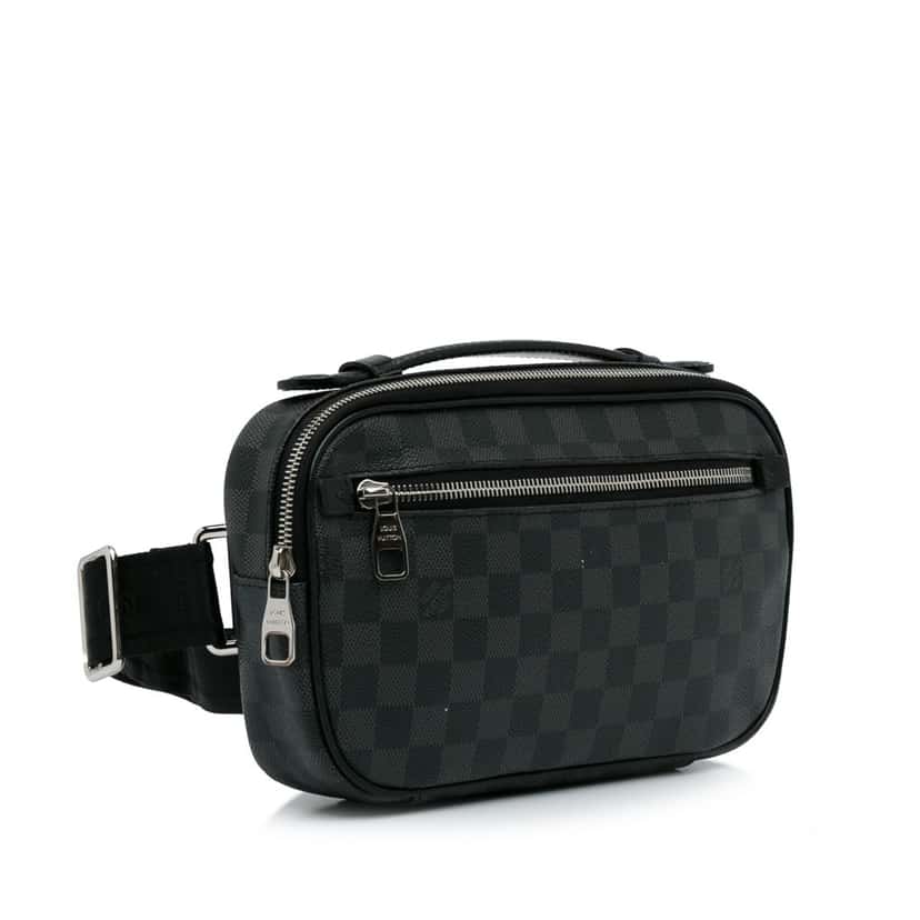 Louis Vuitton Damier Graphite Ambler Black Canvas Good condition - Back View