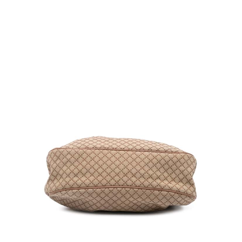 Gucci Diamante Canvas Sukey Shoulder Bag Brown Canvas Good condition - Inside View