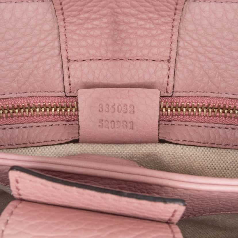 Gucci Small Calfskin Bamboo Shopper Satchel Pink Leather Good condition - Box View