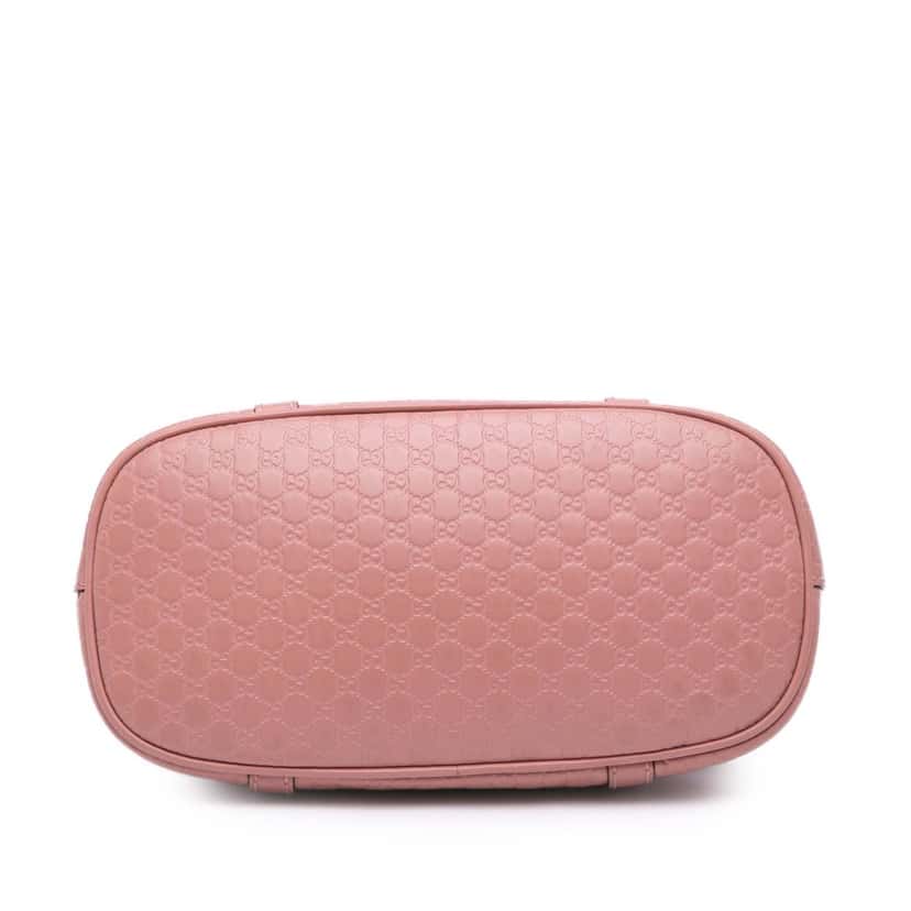 Gucci Mini Microguccissima Dome Satchel Pink Leather Good condition - Inside View