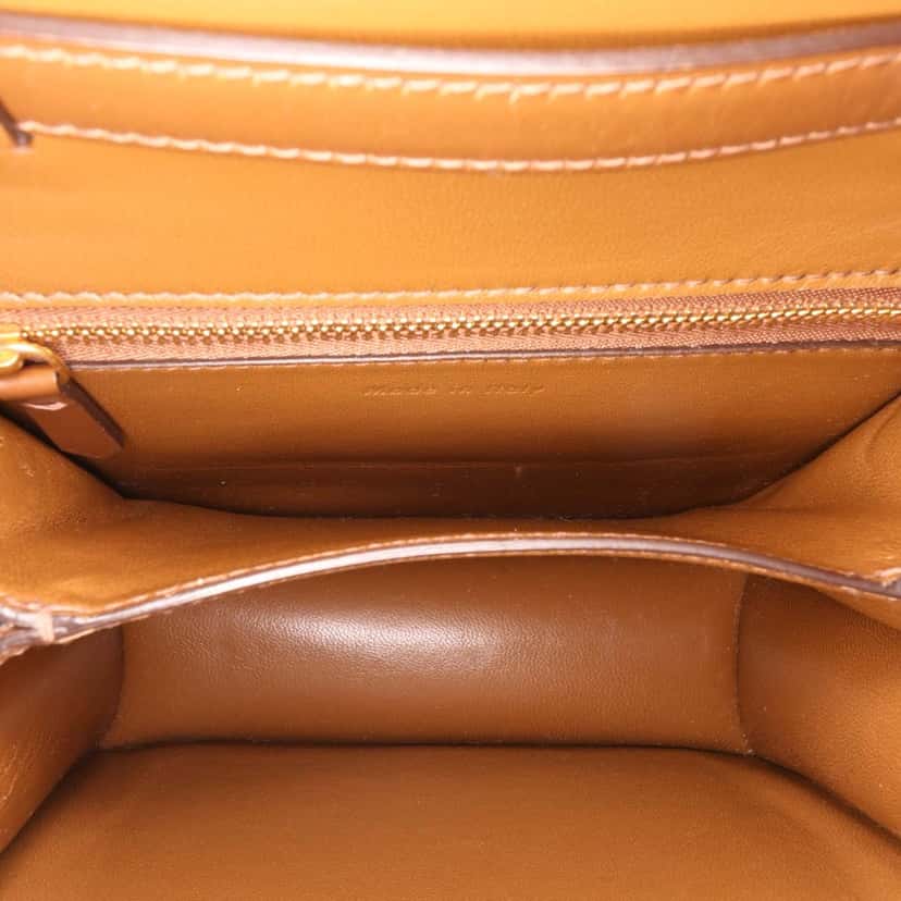 Celine Small Calfskin Classic Box Brown Leather Good condition - Box View