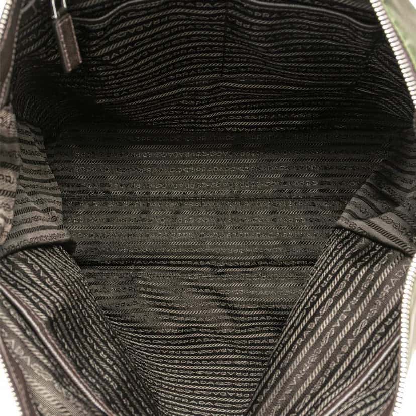Prada Tessuto Satchel Green Good condition - Model View