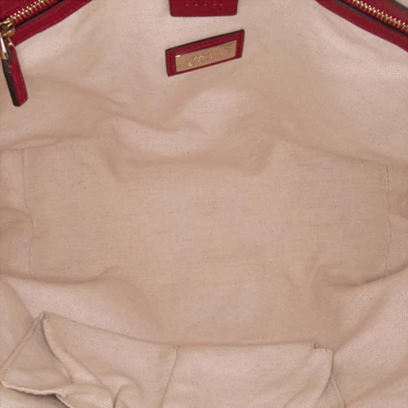 Gucci GG Canvas Heart Bit Satchel Brown Canvas Good condition - Model View
