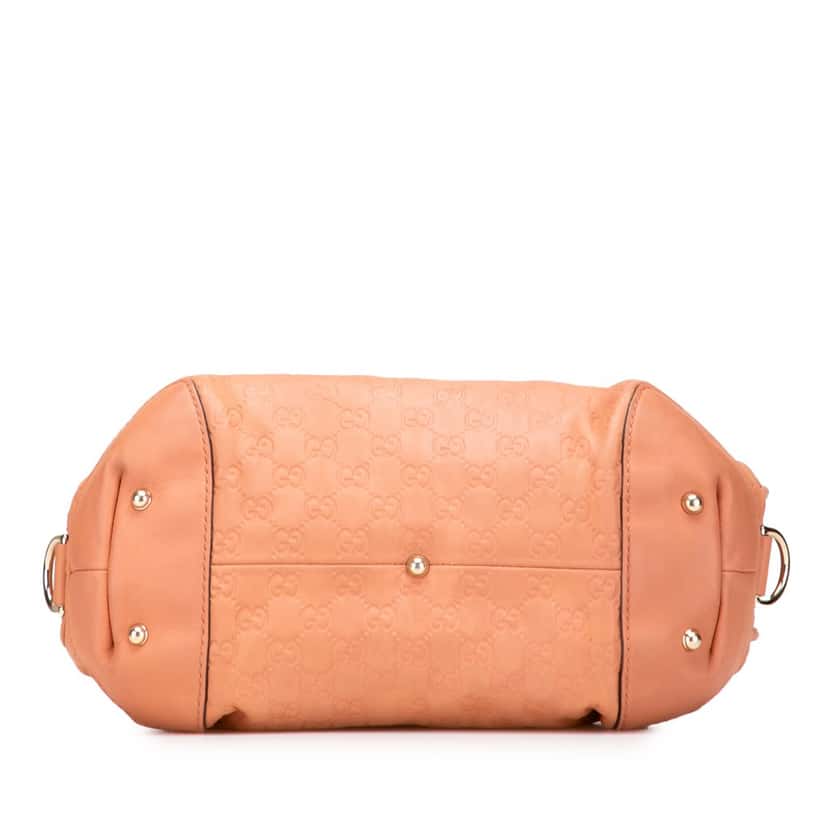Gucci Guccissima Heart Bit Satchel Orange Leather Very good condition - Inside View