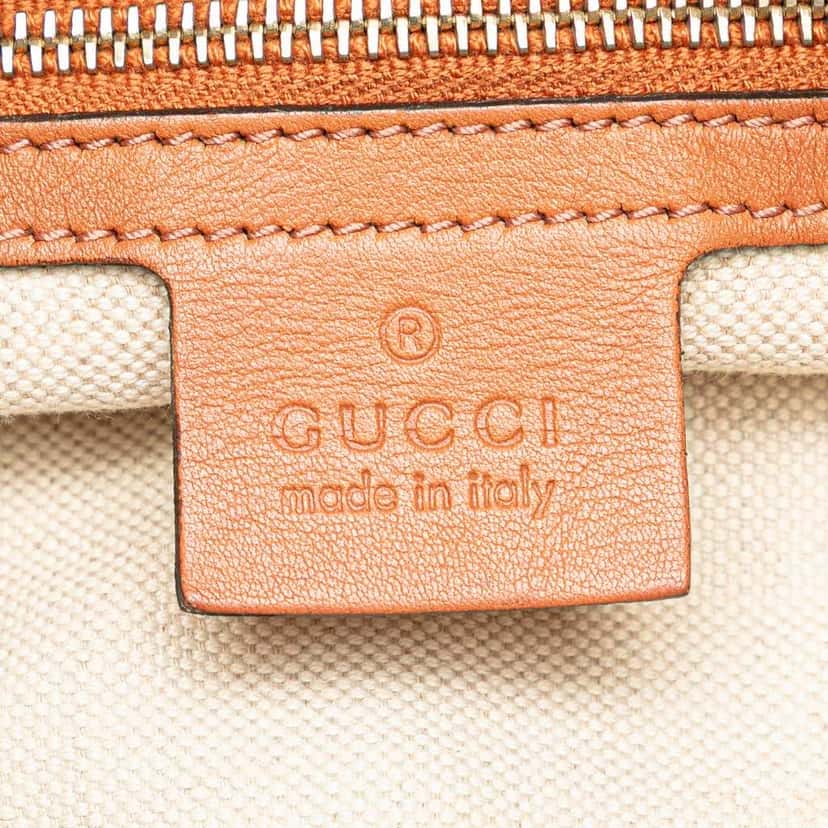 Gucci Guccissima Heart Bit Satchel Orange Leather Very good condition - Box View