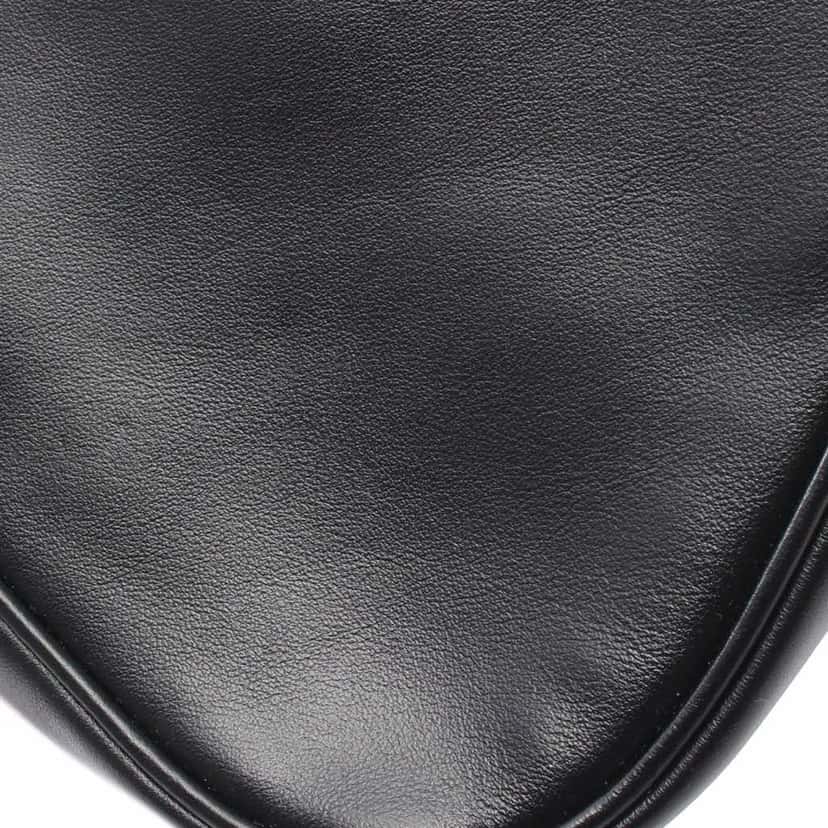 Celine Smooth Calfskin Logo Triangle Crossbody Black Leather Good condition - Box View
