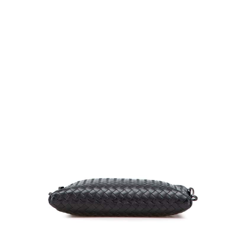 Bottega Veneta Nappa Intrecciato VN Crossbody Black Leather Good condition - Inside View