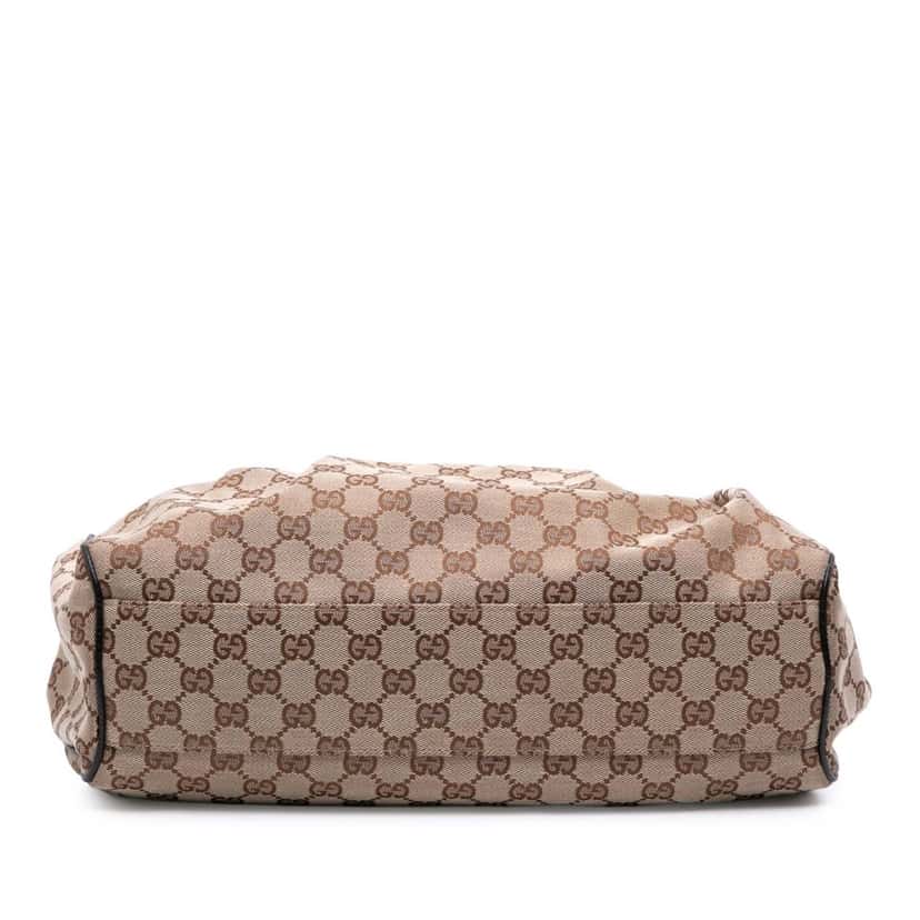 Gucci Medium GG Canvas Sukey Tote Brown Canvas Good condition - Inside View