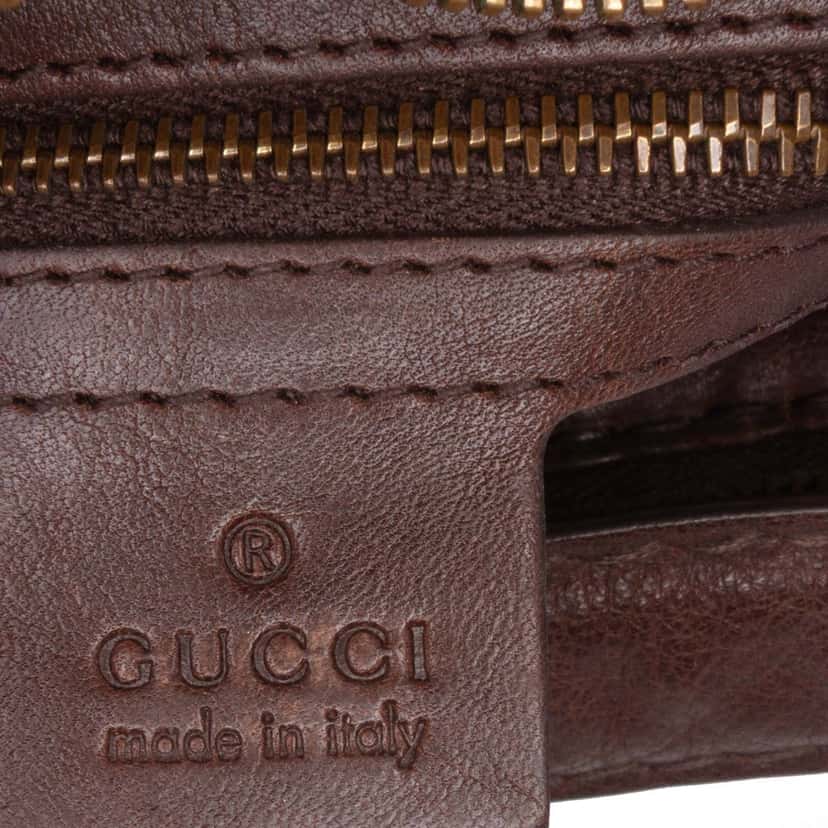 Gucci Medium GG Canvas Running Satchel Brown Canvas Good condition - Box View