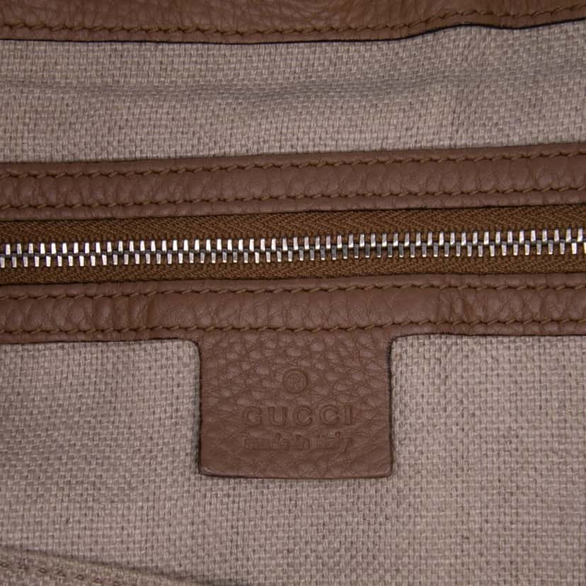 Gucci GG Canvas Icon Bit Tote Brown Canvas Good condition - Box View