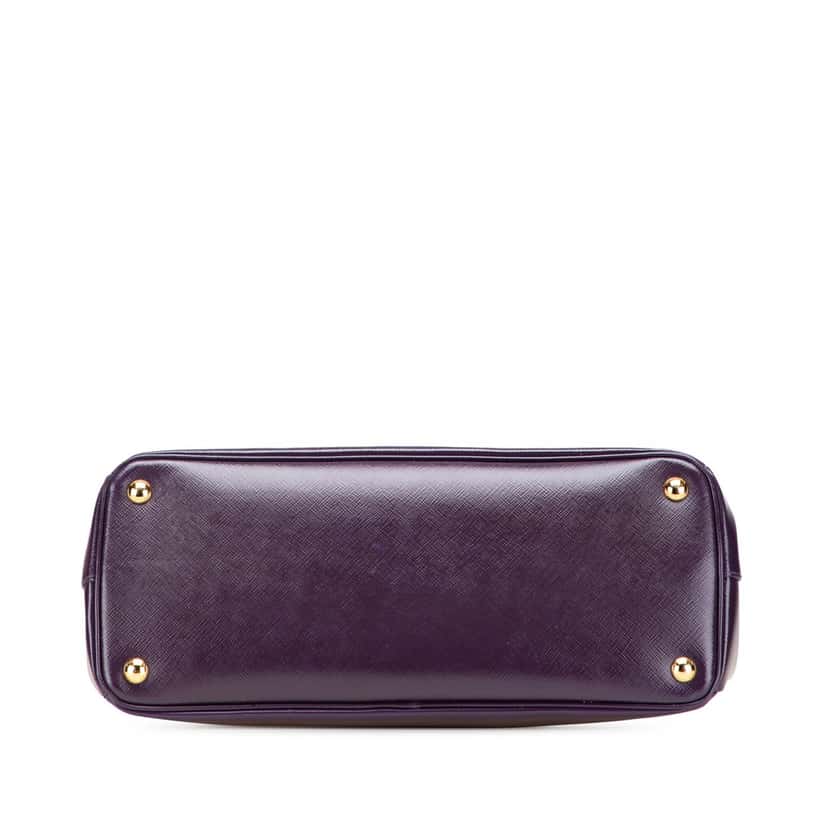 Prada Saffiano Vernice Parabole Tote Purple Leather Good condition - Inside View