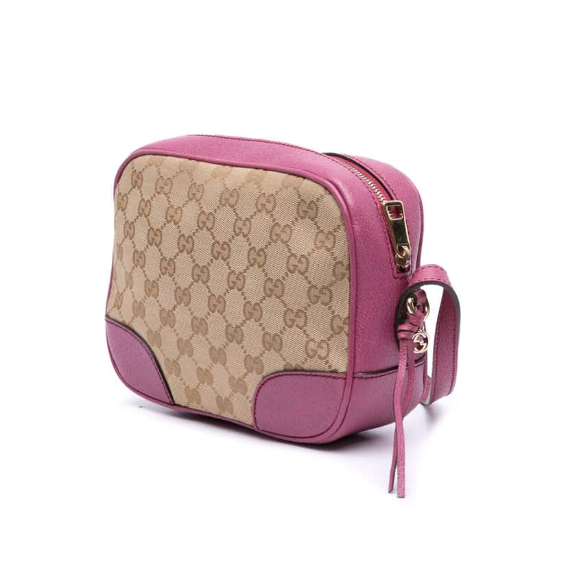 Gucci GG Canvas Bree Crossbody Brown Canvas Good condition - Back View
