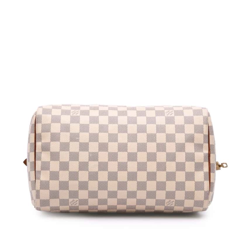 Louis Vuitton Damier Azur Speedy 30 White Canvas Good condition - Inside View