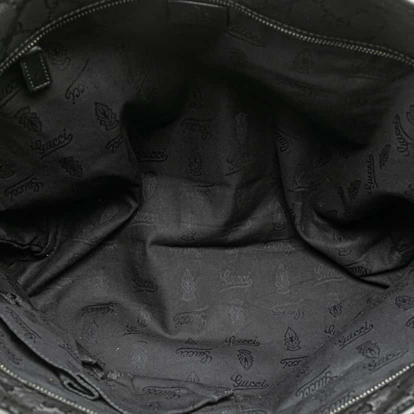 Gucci GG Imprime Tote Black Canvas Good condition - Model View
