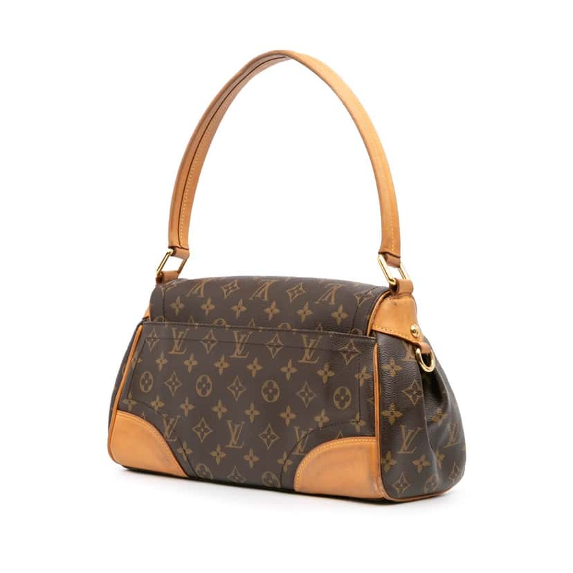 Louis Vuitton Monogram Beverly MM Brown Canvas Good condition - Back View