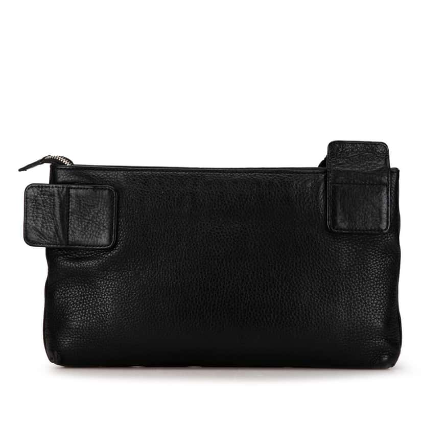 Gucci Leather Soho Zip Belt Bag Black Leather Good condition - Inside View