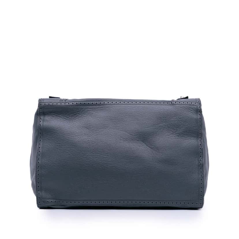 Balenciaga Lambskin Motocross Classic Riva Velo Satchel Blue Leather Good condition - Inside View