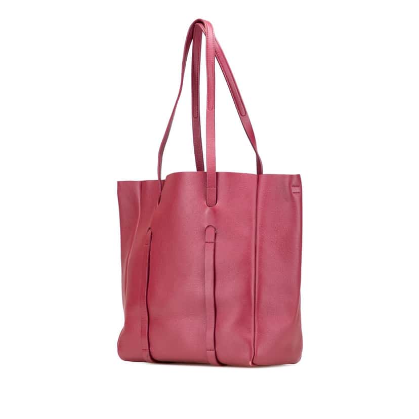Balenciaga XS Leather Everyday Tote Red Leather Good condition - Back View