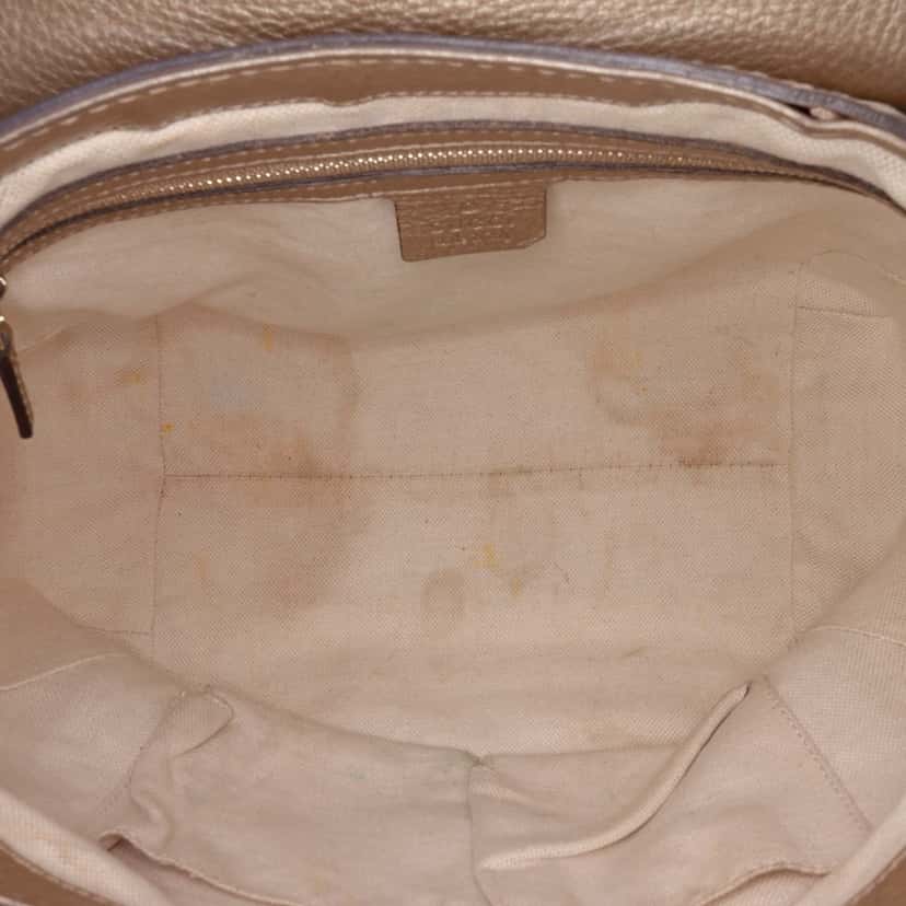 Gucci GG Canvas Bella Flap Satchel Brown Canvas Good condition - Model View