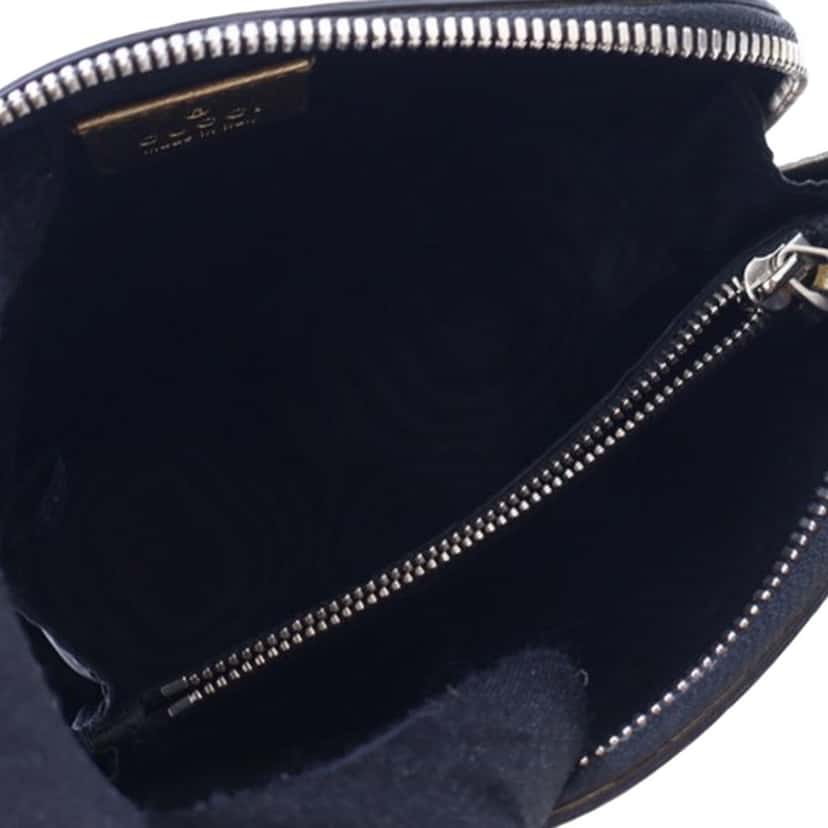 Gucci Mini Calfskin Guccy Sega Crossbody Gold Leather Good condition - Model View