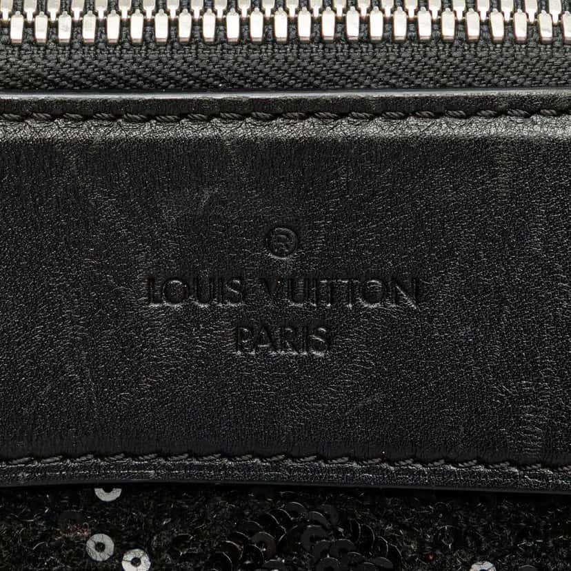 Louis Vuitton Monogram Sunshine Express Speedy 30 Black Wool Fair condition - Box View