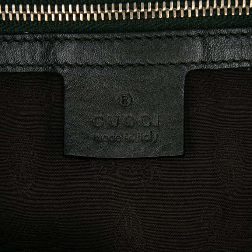 Gucci Medium Guccissima Charm Tote Green Leather Good condition - Box View