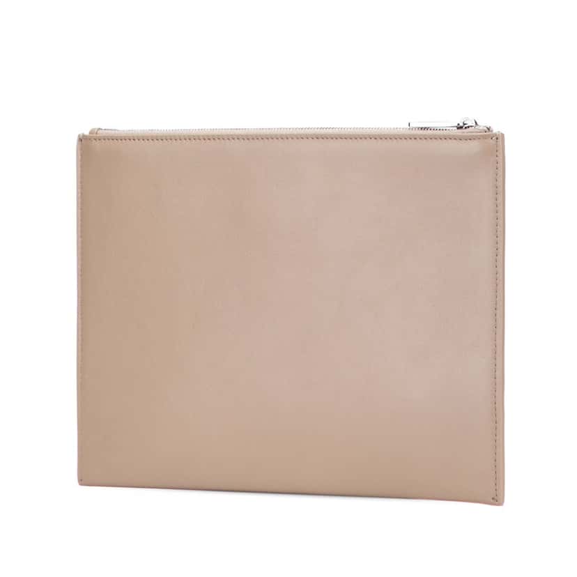 Dior Leather Homme Clutch Brown Leather Good condition - Back View
