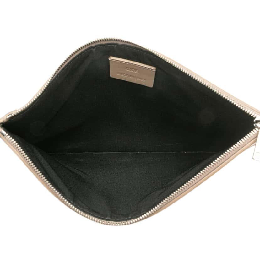 Dior Leather Homme Clutch Brown Leather Good condition - Model View