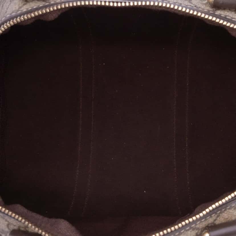 Gucci GG Supreme Joy Boston Brown Canvas Good condition - Model View