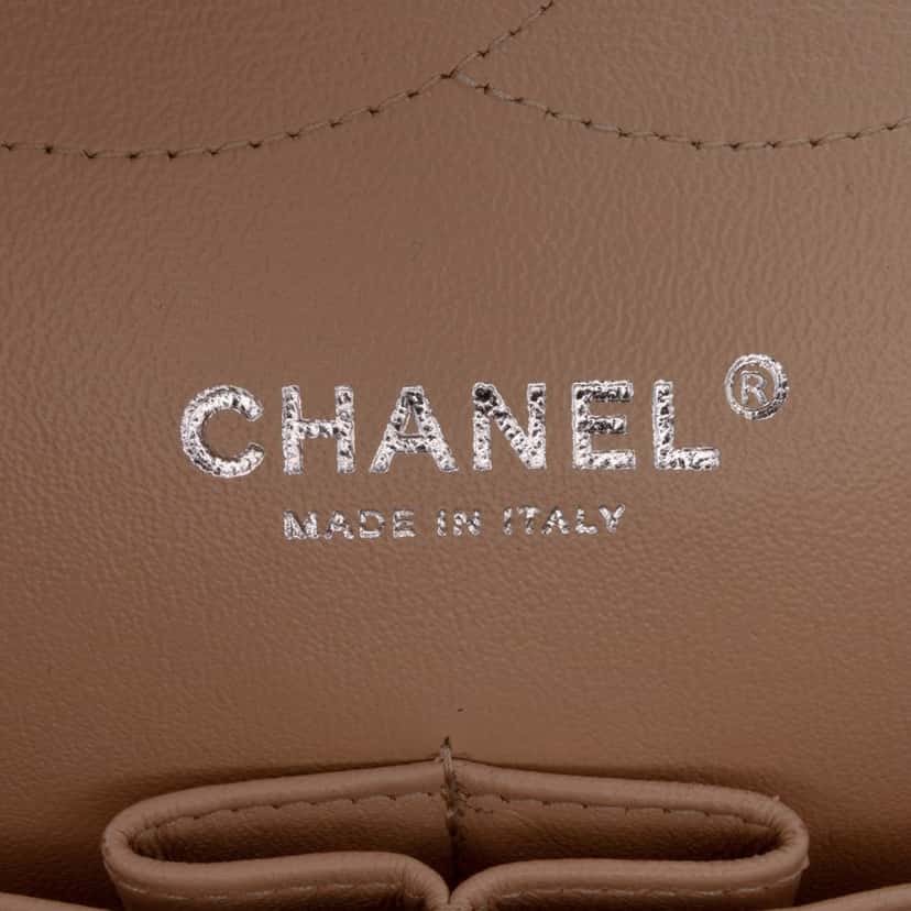 Chanel Jumbo Classic Lambskin Double Flap Brown Leather Good condition - Box View