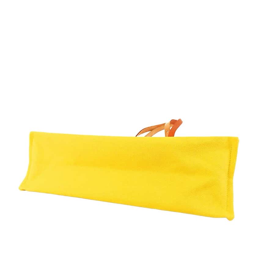 Hermès Toile Etriviere Elan Yellow Canvas Good condition - Inside View